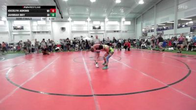 92.6-98.6 lbs Semifinal - Jocelyn Adkins, WV vs Jahmiah Bey, OH