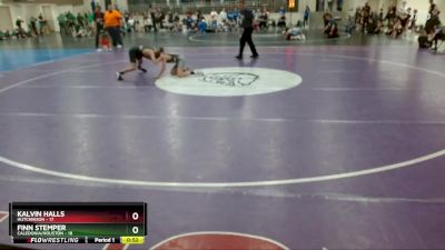 88 lbs Finals (8 Team) - Kalvin Halls, Hutchinson vs Finn Stemper, Caledonia/Houston