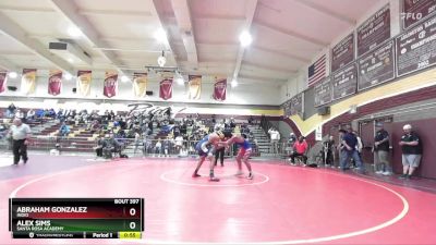 138 lbs Cons. Round 4 - Abraham Gonzalez, Indio vs Alex Sims, Santa Rosa Academy