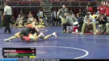 3 lbs Quarterfinal - Blake Gioimo, Prairie, Cedar Rapids vs Zane Behrends, Waverly-Shell Rock