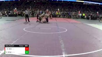 D4-215 lbs Cons. Round 2 - Grady Iobe, Union City vs Seth Miller, White Pigeon