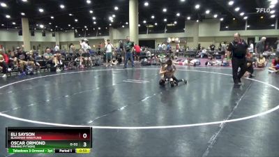 60 lbs Round 2 - Oscar Ormond, Pinning Pythons vs Eli Sayson, Blackman Wrestling