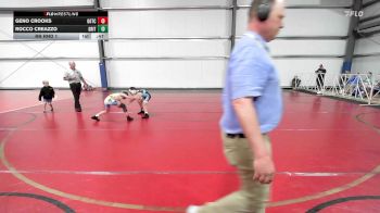 80 lbs Rr Rnd 1 - Geno Crooks, Team Gotcha vs Rocco Creazzo, Grit Mat Club Blue