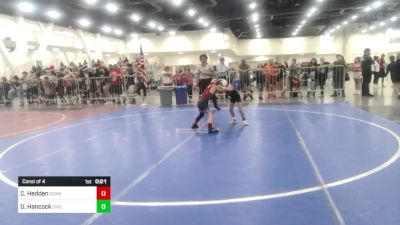 55 lbs Consi Of 4 - Cj Hedden, GomezBrothersGrapplingAcademy vs Gannicus Hancock, Chickens Wrestling Club