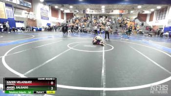 144 lbs Champ. Round 2 - Angel Salgado, Hesperia vs Xavier Velazquez, Marshall