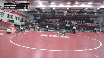 125 lbs 7th Place Match - Hank Benter, Missouri vs Brandon Paez, Northern Iowa