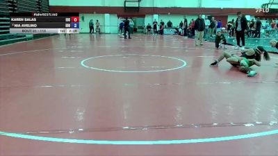 110 lbs Quarterfinal - Karen Salas, Evergreen State vs Nia Avelino, Eastern Oregon University
