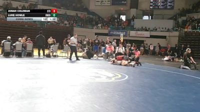 150 lbs Consolation - Jonah Coleman, Stratford vs Luke Howle, Greenwood
