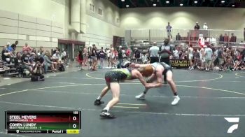 155 lbs Round 4 (6 Team) - Cohen Lundy, Beast Mode WA Green vs Steel Meyers, Untouchables