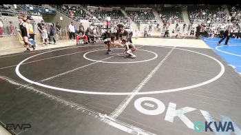 58 lbs Quarterfinal - Baker James, Cowboy Wrestling Club vs Kevin Harris, HURRICANE WRESTLING ACADEMY