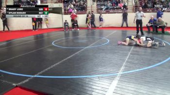 70_B lbs Round Of 16 - Brady Loro, Garnet Valley vs Dylan Dudash, West Middlesex