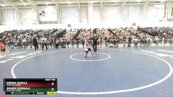 41 lbs 3rd Place Match - Bowen Durgala, Club Not Listed vs Sophia Schulz, Club Not Listed