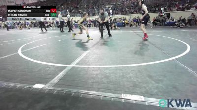 80 lbs Semifinal - Jasper Coleman, Elgin Wrestling vs Rhoan Rambo, Raw Wrestling Club