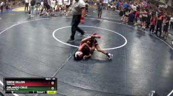 64 lbs Semifinal - Orlando Cruz, RED WAVE WC vs Drew Dillon, The Club