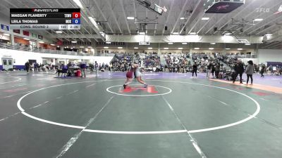 160 lbs Cons. Round 3 - Leila Thomas, McKendree University vs Maegan Flaherty, Texas Woman`s University