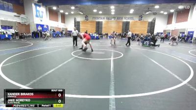 175 lbs Cons. Round 2 - Xander Birakos, Oakdale vs Jake Noreyko, Aliso Niguel