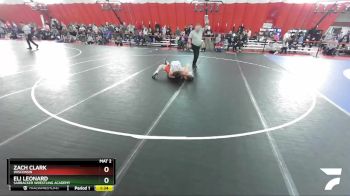 160 lbs Semifinal - Zach Clark, Wisconsin vs Eli Leonard, Sarbacker Wrestling Academy