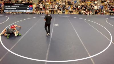 165 lbs Champ. Round 2 - Colton Tollefson, WI vs Kane Larson, MN