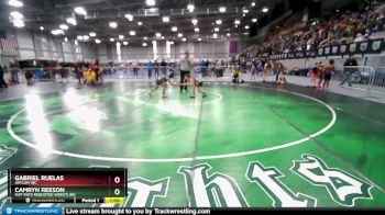 79-82 lbs Round 2 - Camryn Reeson, Mat Rats Rebooted Wrestling vs Gabriel Ruelas, Asylum WC