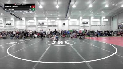 O-155 lbs Round Of 32 - Peyton Carter, PA vs Jacob Sinn, MO