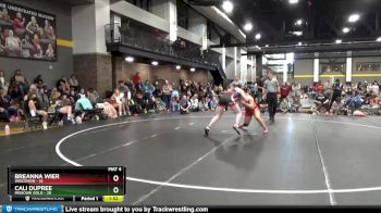 155 lbs Round 3 (6 Team) - Breanna Wier, Wisconsin vs Cali Dupree, Missouri Gold
