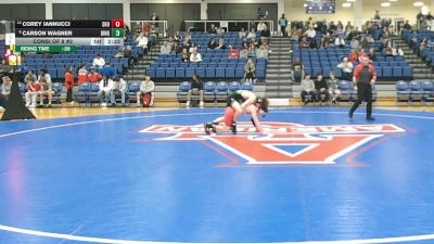 125 lbs Consi Of 8 #2 - Corey Iannucci, Sacred Heart vs Carson Wagner, Binghamton