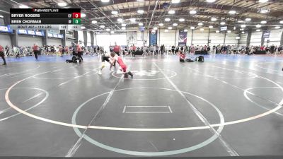 119 lbs Consi Of 32 #1 - Bryer Rogers, KY vs Bren Chorman, DE