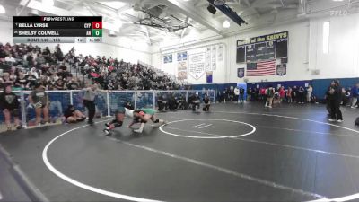155 lbs Champ. Round 1 - Bella Lyrse, Cypress vs Shelby Colwell, Aliso Niguel