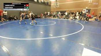100 lbs Quarterfinal - Dash Buck, Terreton Panthers vs Gadge Hittle, Parma Wrestling