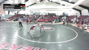 165 lbs Quarterfinal - Nick Holloway, Schreiner vs Corbin Falgout, Huntingdon