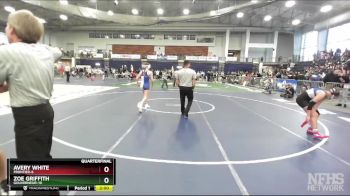 138 lbs Quarterfinal - Zoe Griffith, Gouverneur-10 vs Avery White, Frontier-6