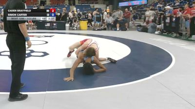 113 lbs Cons. Sub-rd Of 32 - Caden Brayfield, Missouri vs Simon Carter, Colorado
