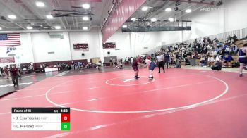 285 lbs Round Of 16 - Darin Exarhoulias, Killingly vs Luis Mendez, Morgan