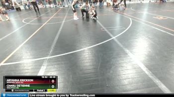 48-49 lbs Round 1 - Aryanna Erickson, Basement Boys WC vs Charli DeTienne, Wolfpack WC