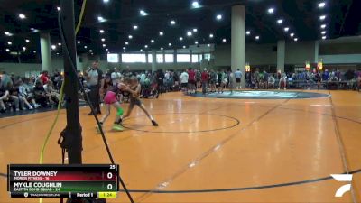 80 lbs Semis & Wb (16 Team) - Mykle Coughlin, East TN Bomb Squad vs Tyler Downey, Morris Fitness