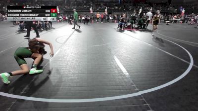 90 lbs Consi Of 8 #1 - Cameron Gibson, Bergenfield vs Connor Prendergast, North Hunterdon