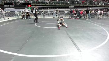 95 lbs Consi Of 16 #1 - Logan Hoar, F.l.o.w. vs Tyler Brown, Orchard South WC