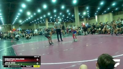 65 lbs Semis & Wb (16 Team) - Sebastian Sullivan, BS Wrestling vs Jayce King, Williamson County WC