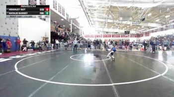 114 lbs Consi Of 8 #2 - Keighley Guy, Springfield Central (W) vs Natalie Barney, Framingham