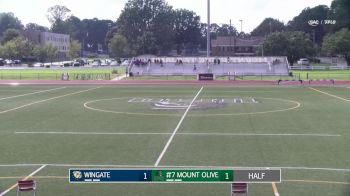 Replay: Wingate vs Mount Olive - FH | Sep 13 @ 4 PM
