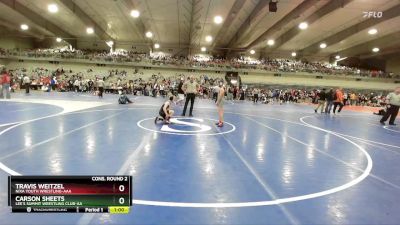 85 lbs Cons. Round 2 - Carson Sheets, Lee`s Summit Wrestling Club-AA vs Travis Weitzel, Nixa Youth Wrestling-AAA 