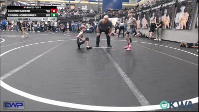 64 lbs Rr Rnd 5 - Cooper Karber, Prodigy Elite Wrestling vs Corbin Hornberger, Grover Rains Wrestling Club