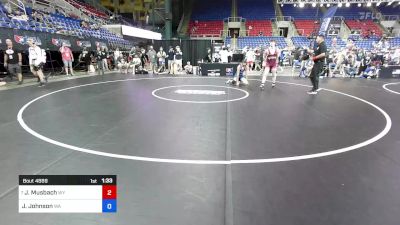 138 lbs Cons 64 #2 - Jeramiah Musbach, WY vs Jett Johnson, WA