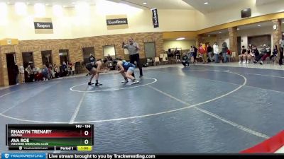 136 lbs Quarterfinal - Rhaigyn Trenary, Indiana vs Ava Roe, Western Wrestling Club