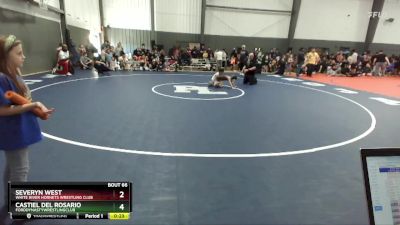 53 lbs Cons. Semi - Severyn West, White River Hornets Wrestling Club vs Castiel Del Rosario, FordDynastyWrestlingClub