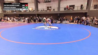 U16 FK - 215 lbs Champ. Round 1 - Payton Hauser-Plumb, Hanford Tyrants Wrestling Club vs Carlisle Holman, Port Angeles Wrestling Club