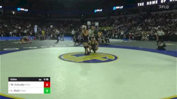 150 lbs Semifinal - Miguel Estrada, Frontier vs Laird Root, Poway