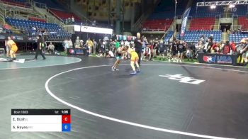 100 lbs Cons 32 #2 - Eric Bush, Illinois vs Austin Hayes, Maryland