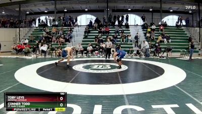 190 lbs Champ. Round 1 - Conner Todd, St. Mary`s Ryken vs Toby Leys, Dematha Catholic