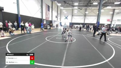 55 lbs Rr Rnd 2 - Tilly Kunze, Salem Elite Mat Club vs Michael Bolton, Willits Grappling Pack